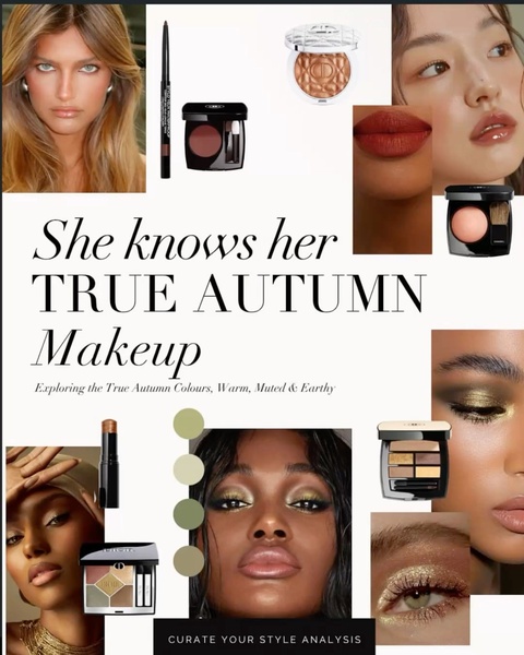 She knows her TRUE AUTUMN Makeup