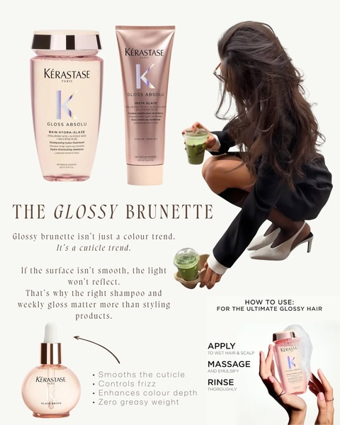 A structured, educational ad layout for hair care products that combines a clear value proposition with a visible usage guide and product benefits.