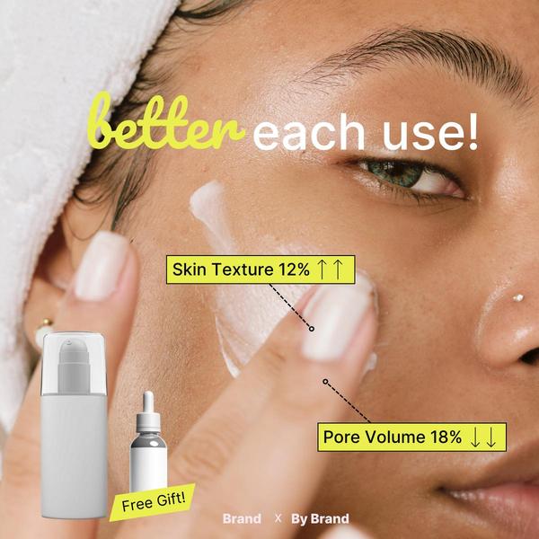 skincare serum, face serum, beauty serum, skin treatment, facial serum, skincare product, cosmetic serum, brand awareness, bundle offer, lifestyle, fresh, trustworthy, neutral, yellow