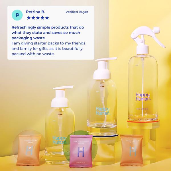 skincare set, beauty products, face care, skincare routine, cosmetic kit, beauty set, skin products, social proof, brand awareness, minimalist, fresh, trustworthy, yellow, pastel