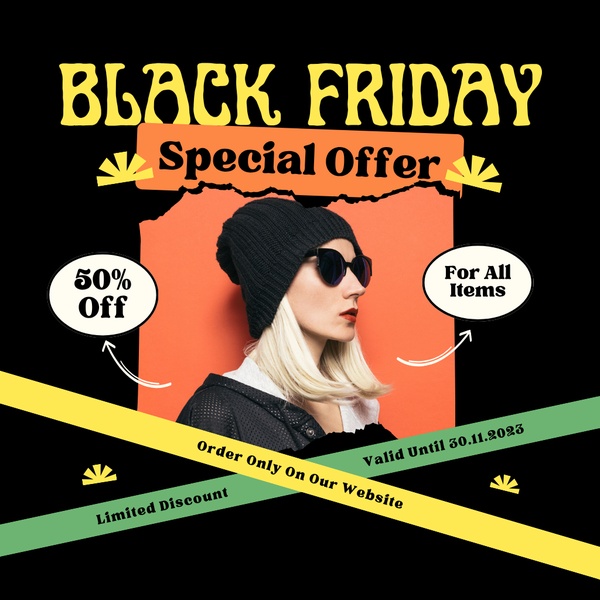 Black Friday Beanie Seasonal Sale