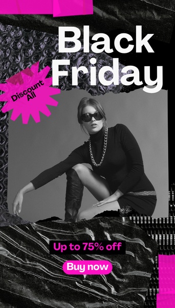 Black Friday Fashion Editorial Sale