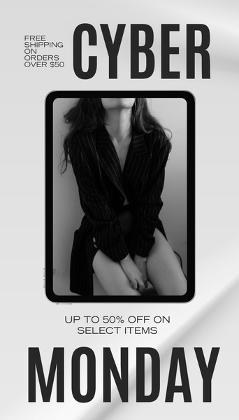 Cyber Monday Minimalist Sale