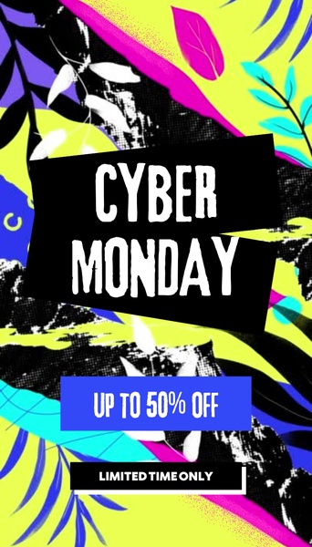 Cyber Monday High-Contrast Sale