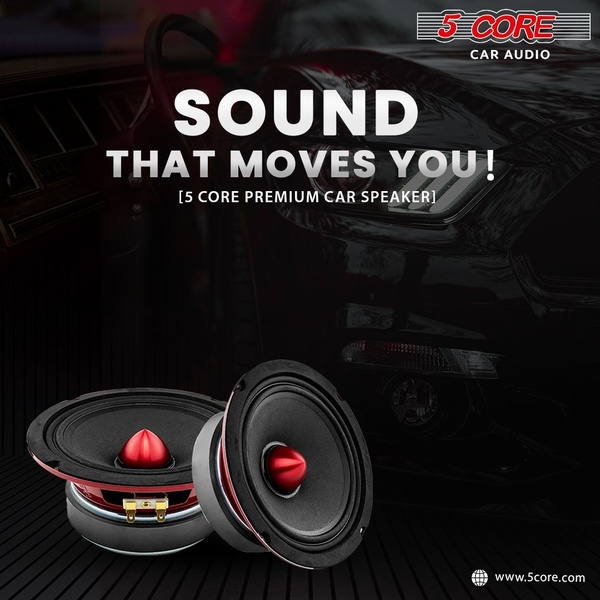 5 Core Premium Car Speaker