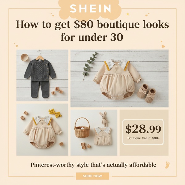 baby clothes, infant outfits, toddler clothing, baby rompers, baby sets, sale promotion, brand awareness, flat lay, warm, trustworthy, neutral, brown