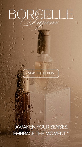 fragrance, perfume, cologne, scent, eau de parfum, body spray, fragrance spray, new arrival, brand awareness, minimalist, editorial, luxurious, warm, brown, neutral