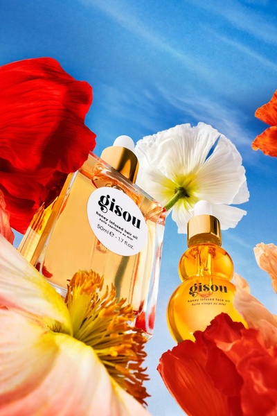 hair oil, face oil, beauty oil, skincare oil, facial oil, product launch, lifestyle, fresh, energetic, blue, orange, red