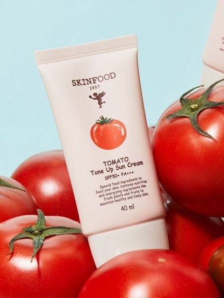 sunscreen, sun cream, spf cream, facial sunscreen, tone up cream, sun protection, uv protection, product launch, minimalist, fresh, red, pastel