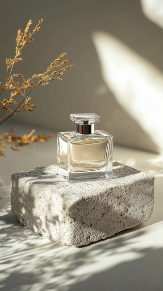 perfume, fragrance, cologne, eau de parfum, scent, body spray, brand awareness, minimalist, luxurious, calm, neutral, gold