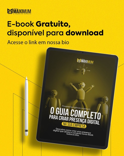 A high-visibility ad showcasing an e-book as a lead magnet with a clear, direct call-to-action to build brand authority and capture leads.