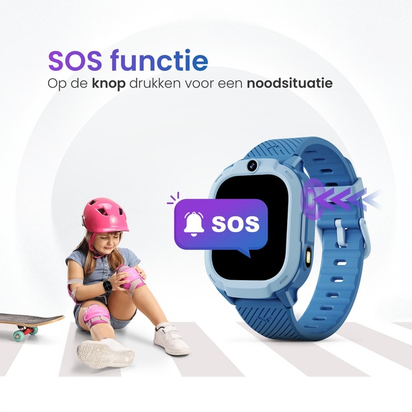 smartwatch, kids watch, gps watch, children smartwatch, wearable device, product launch, brand awareness, minimalist, trustworthy, playful, blue, purple