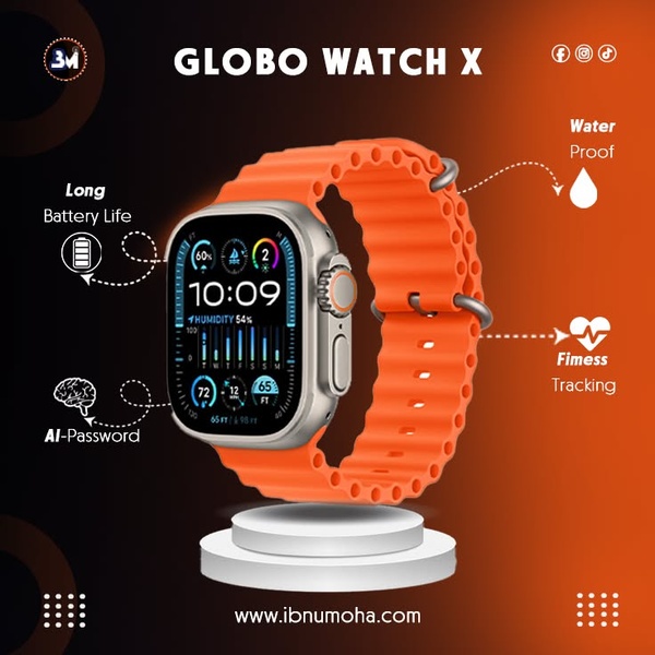 smartwatch, fitness watch, smart watch, activity tracker, wearable device, product launch, brand awareness, minimalist, energetic, bold, orange, black