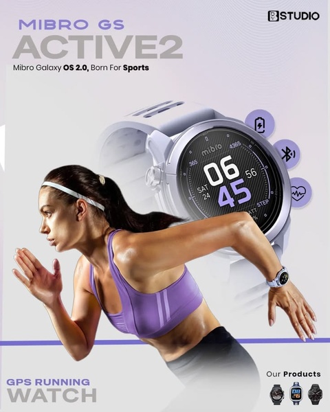 smartwatch, fitness watch, gps watch, running watch, sports watch, activity tracker, wearable device, product launch, brand awareness, lifestyle, modern typography, energetic, bold, purple, neutral