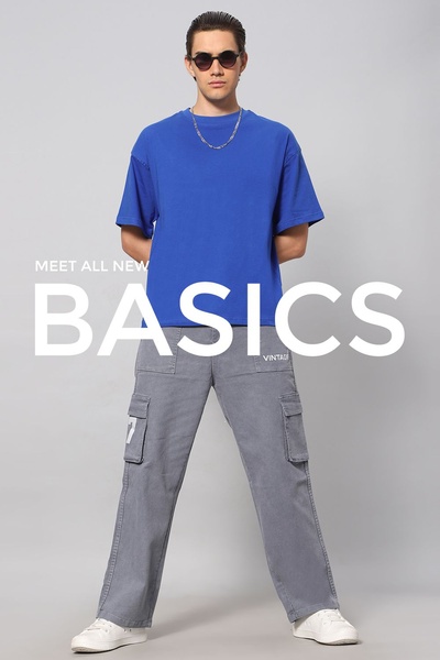 t-shirt, tee, basic tee, crew neck shirt, short sleeve shirt, cotton shirt, casual shirt, new arrival, minimalist, bold, blue, neutral