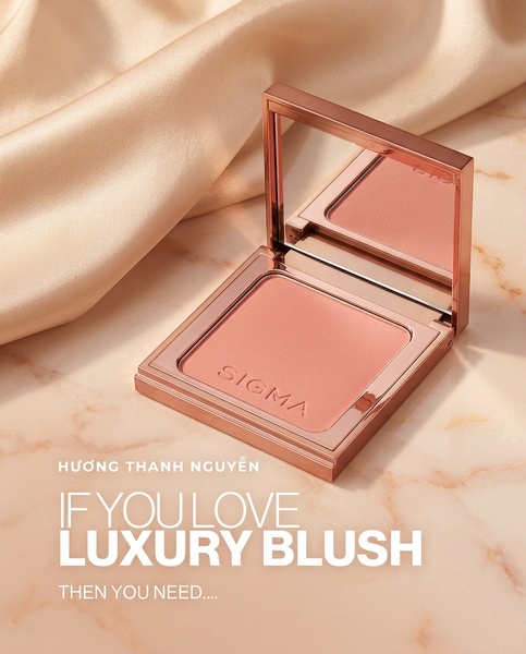 blush, face powder, makeup compact, cheek color, cosmetics, face makeup, powder compact, product launch, brand awareness, minimalist, editorial, luxurious, warm, pink, neutral