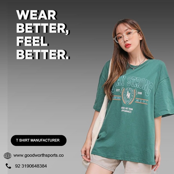 t-shirt, tee, graphic tee, oversized shirt, casual top, brand awareness, minimalist, fresh, trustworthy, green, neutral