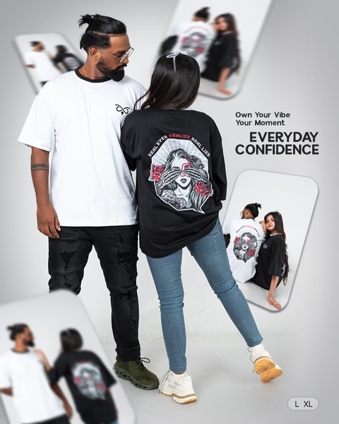 graphic tee, printed shirt, t-shirt, casual top, graphic apparel, statement shirt, brand awareness, new arrival, lifestyle, bold, trustworthy, neutral, black