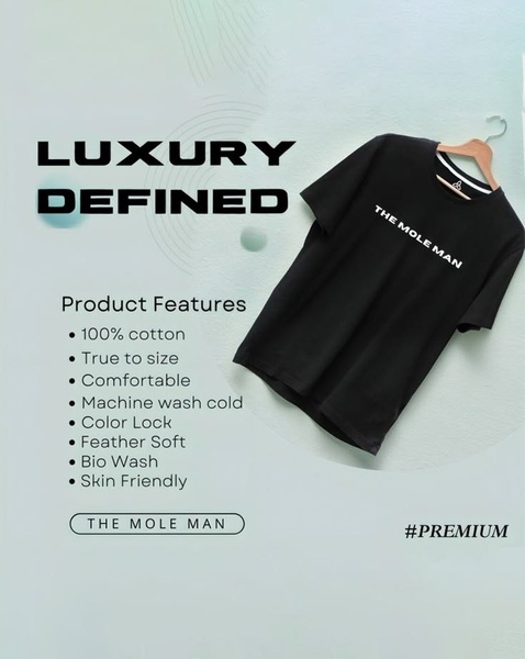 t-shirt, tee, shirt, cotton shirt, casual shirt, brand awareness, product launch, minimalist, luxurious, neutral, black