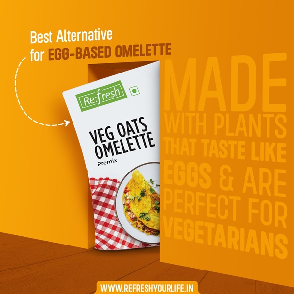 Veg Oats Omelette Alternative Ad