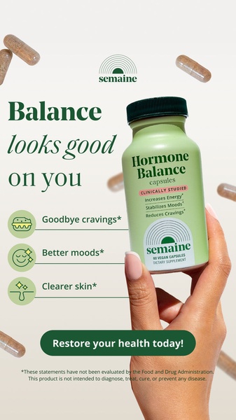 A clean, minimalist 9:16 vertical graphic highlighting product benefits for a health supplement.