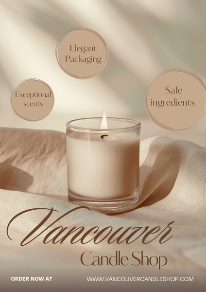 candle, scented candle, home fragrance, wax candle, aromatherapy candle, brand awareness, minimalist, editorial, luxurious, calm, neutral, brown