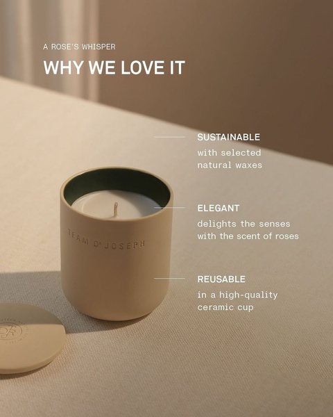 candle, scented candle, home fragrance, aromatherapy candle, soy candle, luxury candle, rose candle, brand awareness, minimalist, luxurious, calm, neutral