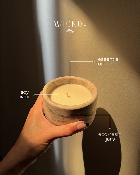 candle, soy candle, scented candle, aromatherapy candle, essential oil candle, eco candle, natural candle, brand awareness, product launch, lifestyle, editorial, warm, luxurious, neutral, brown