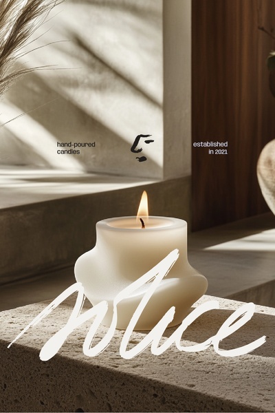 candles, scented candles, home candles, decorative candles, wax candles, brand awareness, lifestyle, editorial, calm, luxurious, neutral, brown