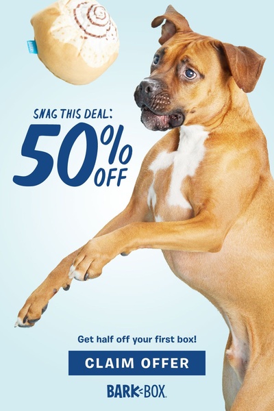 Dog Toy Subscription 50% Off Offer