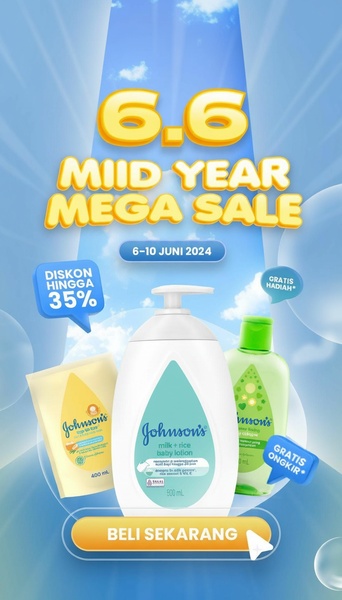baby lotion, baby care, baby skincare, infant products, baby essentials, baby grooming, baby health products, sale promotion, modern typography, energetic, fresh, blue, yellow
