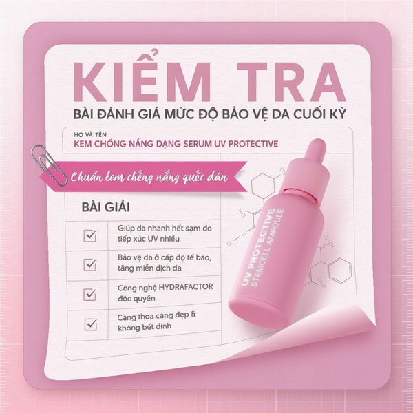serum, skincare serum, face serum, uv protection serum, anti-aging serum, skin treatment, facial treatment, product launch, modern typography, trustworthy, pink