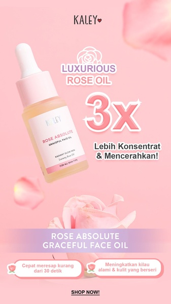 face oil, facial oil, skin oil, beauty oil, rose oil, skincare serum, face serum, product launch, brand awareness, minimalist, luxurious, warm, pink, pastel