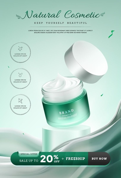 face cream, moisturizer, skincare cream, facial moisturizer, anti-aging cream, beauty cream, cosmetic cream, sale promotion, free shipping, minimalist, fresh, calm, green, neutral
