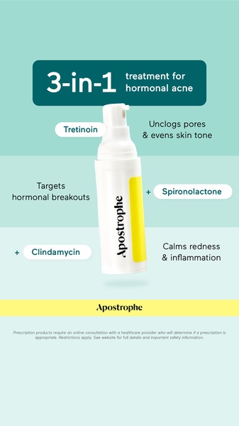 acne treatment, skincare serum, face treatment, pore cleanser, skin care product, anti-acne cream, hormonal acne treatment, product launch, minimalist, fresh, trustworthy, green, yellow