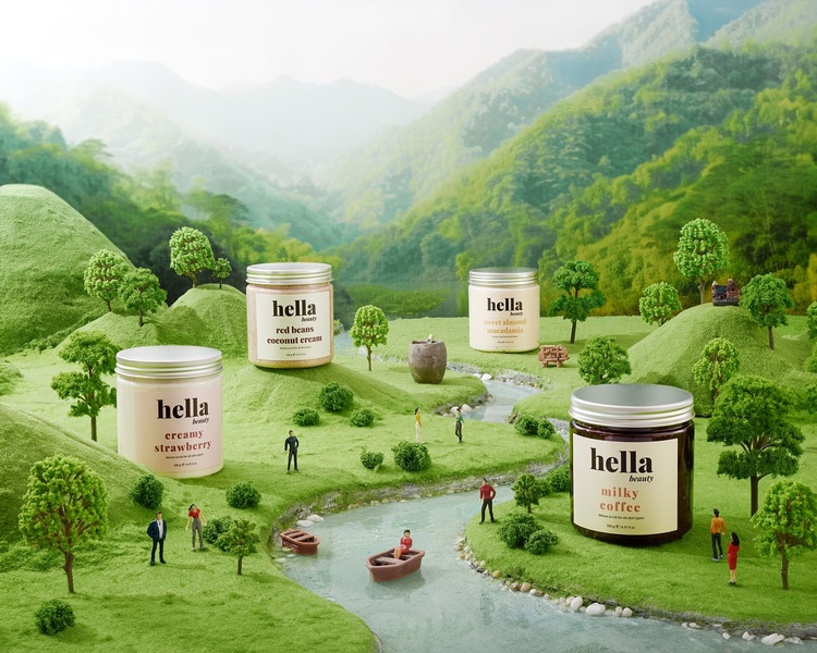 beauty cream, face cream, skincare cream, moisturizer, body cream, cosmetic cream, skin cream, brand awareness, product launch, outdoor, calm, fresh, green, neutral
