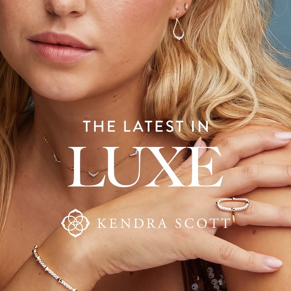 A close-up aesthetic shot highlighting gold and diamond-encrusted jewelry pieces on a model, featuring a clean serif typography overlay.