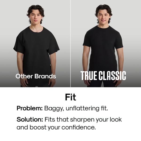 t-shirt, tee, shirt, basic tee, crew neck shirt, short sleeve shirt, cotton shirt, brand awareness, minimalist, trustworthy, neutral, black