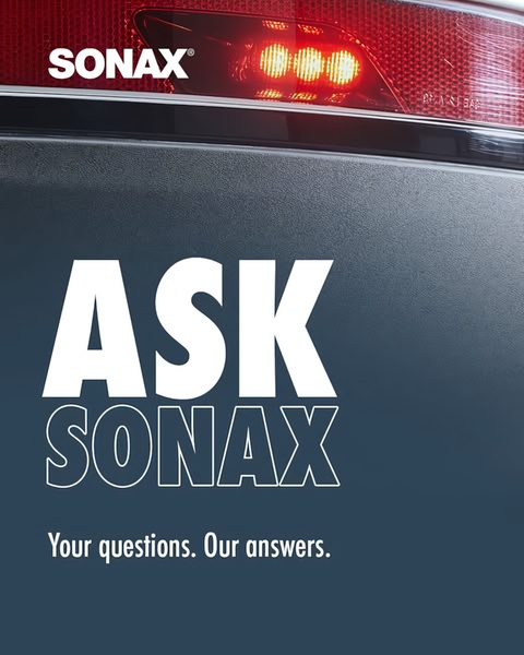 A minimalist, text-focused ad for a car care product brand that prioritizes customer interaction over product imagery to build authority.
