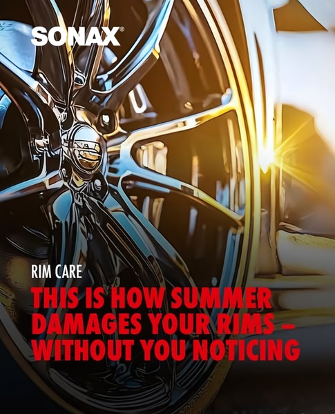 A 4:5 vertical ad creative for Rim Cleaner that uses a high-contrast, macro product shot and a strong problem-focused headline to stop the scroll.
