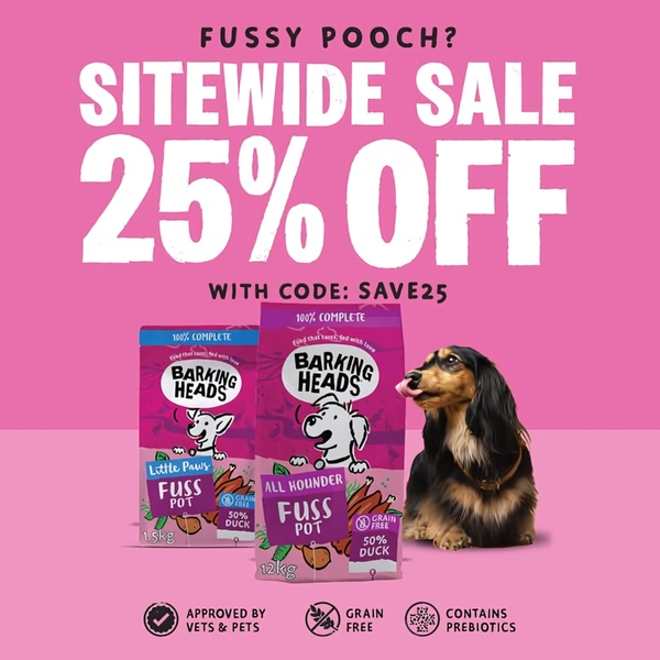 Dog Food Sitewide Sale Ad