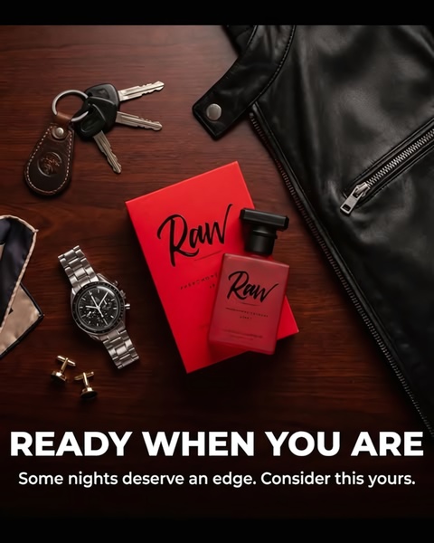 cologne, fragrance, perfume, aftershave, body spray, eau de toilette, scent, product launch, flat lay, luxurious, bold, brown, red, black