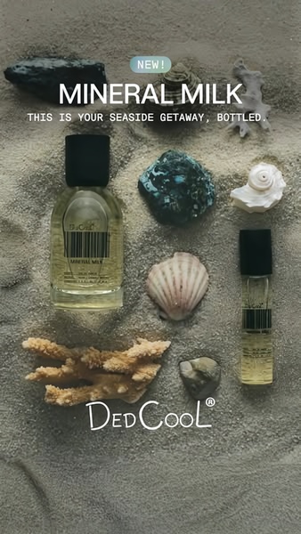 fragrance, perfume, cologne, scent, eau de toilette, new arrival, product launch, flat lay, outdoor, calm, fresh, neutral, blue