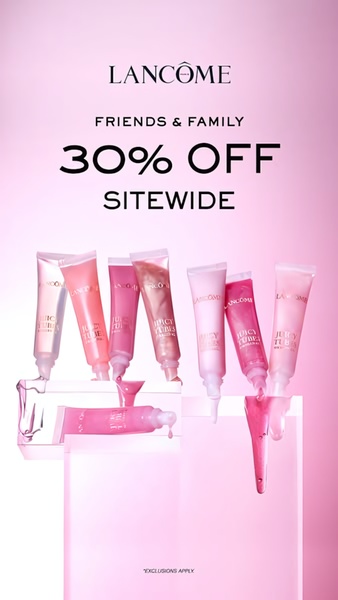 lip gloss, lip tint, lip color, liquid lipstick, lip makeup, cosmetics, beauty products, sale promotion, minimalist, luxurious, warm, pink
