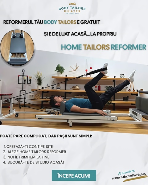 Home Pilates Reformer Direct Benefit Ad
