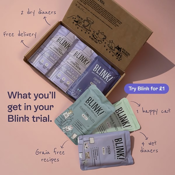 Blink Cat Food Trial Box Creative