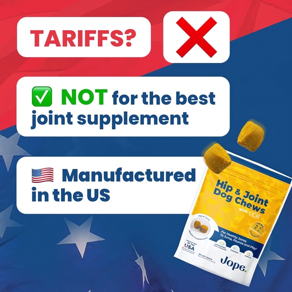 A high-contrast ad graphic highlighting the product's origin as a key competitive advantage against foreign-made alternatives.