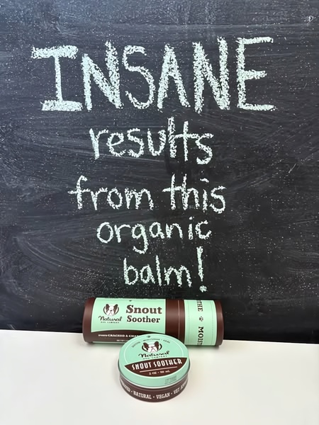 A high-contrast 3:4 creative featuring a bold text claim written in chalk on a blackboard, paired with the product as the hero focal point.