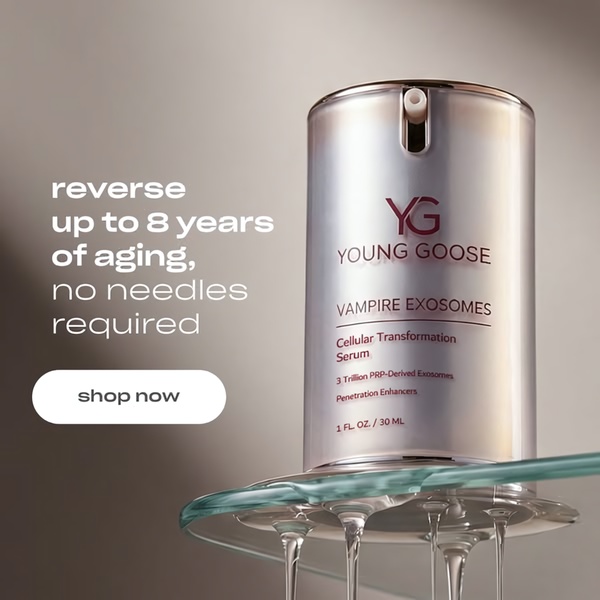 anti-aging serum, face serum, skincare serum, cellular serum, transformation serum, exosome serum, anti-wrinkle serum, product launch, minimalist, luxurious, neutral