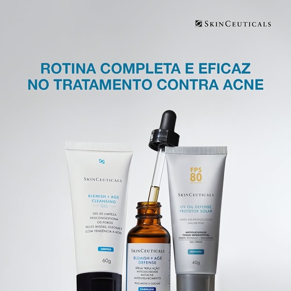 skincare set, acne treatment, facial cleanser, anti-aging serum, sunscreen, skincare routine, blemish treatment, brand awareness, minimalist, trustworthy, neutral, blue
